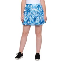 NWT Ladies GOTTEX Blue Lilly Golf Tennis Pickleball Knit Skort S M L &amp; XL - £31.92 GBP