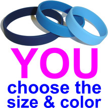 5 Silicone Wristbands - Blank NEW Rubber Wrist Bands Bracelets Free Ship... - £6.23 GBP