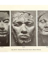 1942 Egypt Portrait Heads from Amarna Historical Print Antique Ephemera ... - €8,58 EUR
