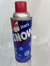 Vintage Snow Spray Can Santa 13 Ounces Christmas Decoration - £11.19 GBP