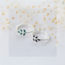 925 Sterling Silver Adjustable Leaf Ring - FAST SHIPPING!!! - £10.38 GBP