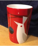 Starbucks Coffee Mug Holiday 2012 Bird Christmas Red - $10.54 CAD