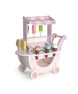 Wooden Ice Cream Cart Toys For Kids, Toddlers Pretend Play Food Truck, G... - £51.88 GBP