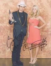 Signed Carrie Underwood &amp; Brad Paisley Autographed Photo With Coa Cmt Awards - £97.94 GBP