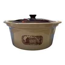 1970s Amana Radarange Country Cooker Casserole Dish – Western Stoneware - $558.28 MXN