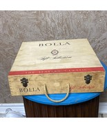 Bolla Gift Selection Wood Wine Box With Rope Handle - £11.58 GBP
