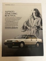 1988 Toyota Corolla Car Vintage Print Ad pa7 - $7.91