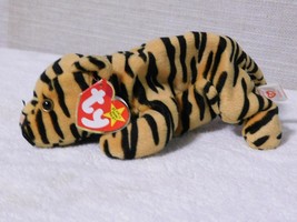 Beanie Babies &quot;Stripes&quot; Tiger, 1995 Ty, Inc., 6-11-95, Style 4065 (Retired) - $98.45