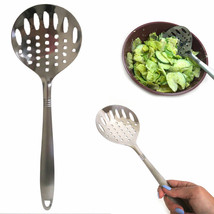 Stainless Steel Slotted Serving Spoon Cooking Utensil Kitchen Tools Perf... - $16.57