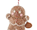 Dept 56 Enesco Ginger &amp; Spice Gingerbread Ornament Hot in the Oven NWT - £4.98 GBP