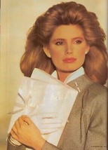 1984 Kelly Emberg Sexy Blonde L&#39;Oreal Glemby Hair Mousse Vintage Print A... - $5.80