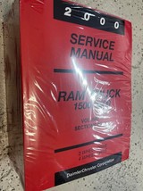 2000 Dodge Ram Truck 1500 2500 3500 Service Shop Workshop Repair Manual - £174.95 GBP