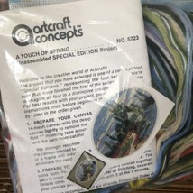 VTG Artcraft Concepts A Touch of Spring Long Stitch Needlepoint Kit #5723 - £21.68 GBP