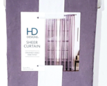 HD Designs Sheer Curtain Crushed Voile Amethyst 51x84in Polyester - $21.99