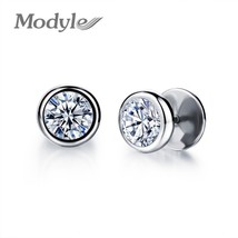 ZORCVENS New Arrival Fashion Jewelry Delicate Stainless Steel Inlaid CZ Accessor - £7.53 GBP