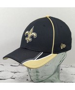 New Orleans SAINTS New Era Flex Fit Hat Mens sz M-L NFL  - £19.41 GBP