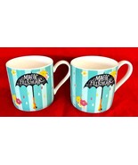 2 Disney Mary Poppins Returns Coffee Mugs Magic Fills the Air Royal Albe... - €12,80 EUR