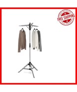 Versatile Collapsible Drying Rack - Indoor Garment Stand, 28x28x64.5 Dim... - $52.46