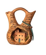 Native American Wedding Vase Tribal 3D Sculpted Southwest Motif Signed V... - $310.38 MXN