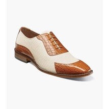 Stacy Adams Tarango Modified Cap Toe Oxford Shoes Tan Multi 25770-238 image 13
