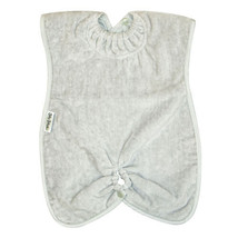 Cross Silly Billyz Towel Highchair Hugger Bib - Silver - £32.45 GBP