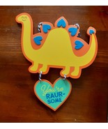 Happy Valentines Day Sign Decor Gift dinosaur character You&#39;re raur-some... - £3.89 GBP