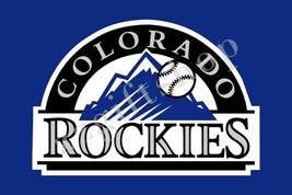 Colorado Rockies Flag 3x5ft Banner Polyester Baseball rockies010 - £12.58 GBP