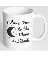 I Love You to the Moon and Back Mug, Love Gift, Best Friends Mug, Moon a... - £9.63 GBP