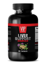 liver detox milk thistle - LIVER COMPLEX 1200MG - ginseng herbal - 1 Bot... - $15.85