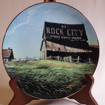 Vanishing Rural America America&#39;s Heartland Ltd Ed Plate Rock City America 1990 - £6.11 GBP