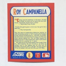 Roy Campanella 1990 Score #17 MVPs Magic Motion 3D Hologram MLB Baseball Card - £0.78 GBP