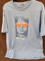Jim Morrison. Light Blue T-Shirt DOORS - £23.74 GBP