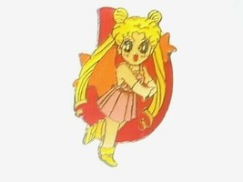 Serena Usagi star Sailor Moon pin vintage Bandai Japan brooch TKTAT - £19.77 GBP
