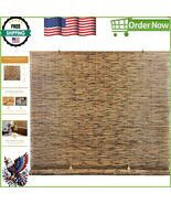 Cordless Bamboo Shades - Elegant Roll-Up Blinds for Indoor &amp; Outdoor Spaces - $3,631.50 MXN