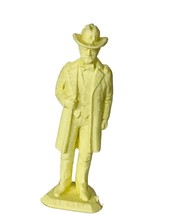 Louis Marx civil war toy soldier vtg figure union Ulysses S Grant white north us - $13.81