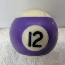 Miniature Pool Ball Small Billiards 1-1/2&quot; Pocket Size 12 Ball Purple Striped - £5.05 GBP