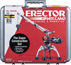 Meccano Building Toys Erector By Super Construction 25-in-1 Motorized Bu... - £110.70 GBP