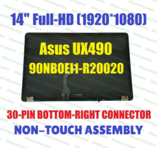 ASUS Zenbook 3 Deluxe UX490UA UX490U 14.0&quot; Screen Digitizer FHD LCD Assembly - £129.97 GBP