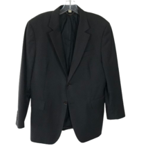 Men Size 42 REGUILAR 42R Burberry Gray Pure Italian Wool Pinstripe Blazer Jacket - £30.69 GBP