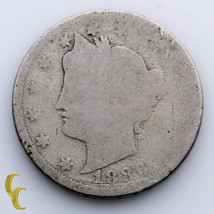 1886 Liberty Tête Cinq Cents 5C Nickel (About Bon, Ag État) Naturel Couleur - £74.93 GBP