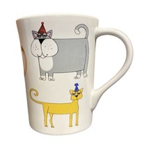 Ursula Dodge Mug PARTY CAT Signature Housewares Kitty Cat Ceramic Coffee Tea Cup - £15.02 GBP