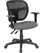 Gray Mid-Back Task Chair WL-A7671SYG-GY-A-GG - $303.14 CAD