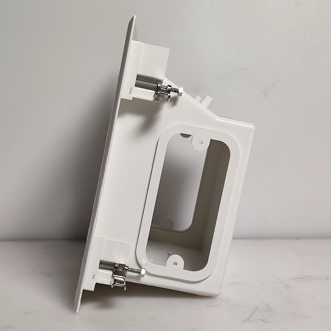 Commercial Electric Tv Multimedia Recessed Box For Hidden Wiring 5053WHVN Wall Plates