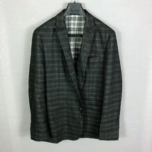 Vince Camuto Black Plaid Dell&#39; Aria Air Sportcoat Jacket Size XXL $295 - £47.96 GBP