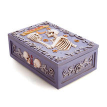 Luxurious Polyresin Tarot Box - Skeleton - $38.97