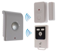 BT Wireless Door Alarm &amp; Internal Siren (battery powered) with Remote Co... - £39.18 GBP