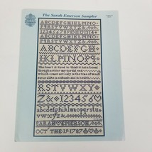 The Sarah Emerson SAMPLER-OOP-CROSS Stitch CHART-BY Gloria &amp; Pat 1993 Leaflet 29 - £6.21 GBP