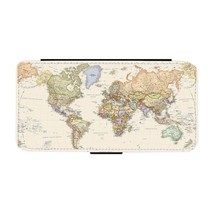 Map of the World Samsung Galaxy A51 Flip Wallet Case - £16.15 GBP