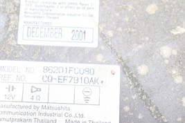 Audio Radio Receiver AM-FM-6CD-cassette Fits 02-03 IMPREZA 66874 image 11
