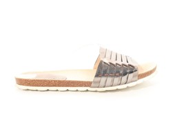 Zara  Home Lingerie Collection Sandals Slides Silver Size 36 ($) - $54.45
